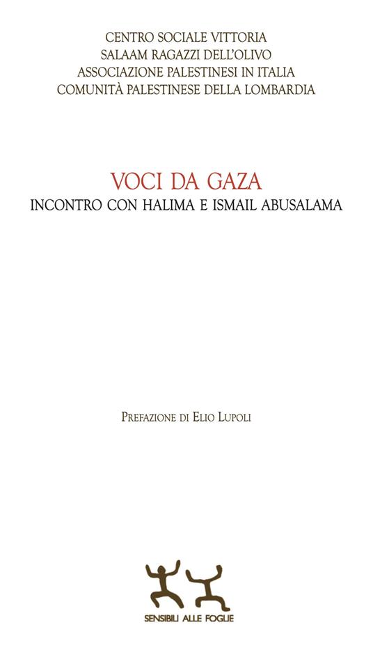 Voci da Gaza. Incontro con Halima e Ismail Abusalama - copertina