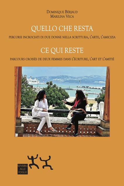 Quello che resta. Percorsi incrociati di due donne nella scrittura, l’arte, l’amicizia-Ce qui reste. Parcours croisés de deux femmes dans l’écriture, l’art et l’amitié. Ediz. bilingue - Dominique Bérjaud,Marilina Veca - copertina