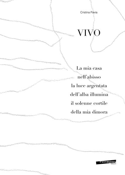 Vivo. La mia casa nell'abisso la luce argentata dell'alba illumina il solenne cortile della mia dimora. Ediz. illustrata - Cristina Pavia - copertina