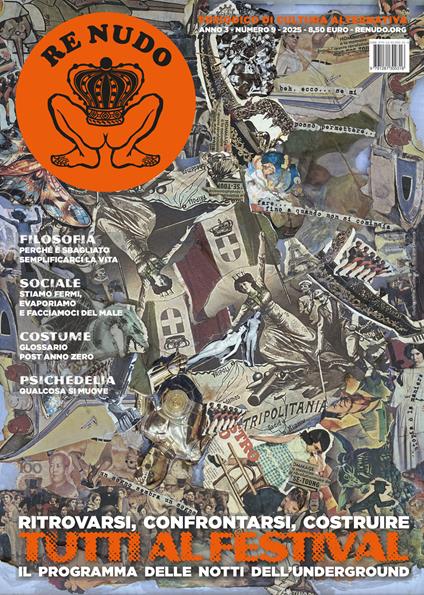 Re Nudo (2025). Vol. 9: Tutti al Festival. Ritrovarsi, confrontarsi, costruire - copertina
