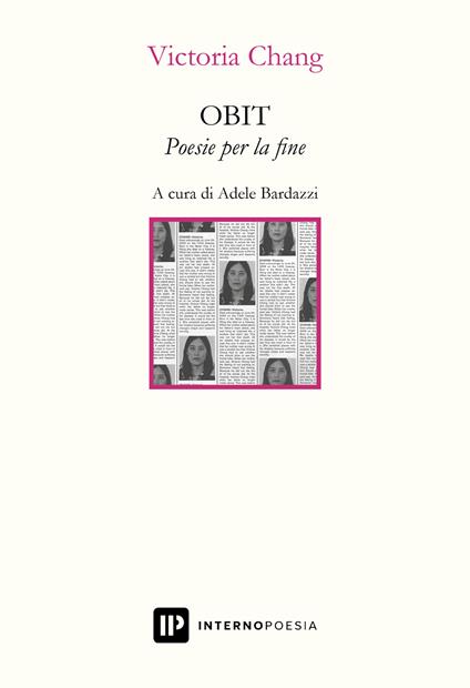 OBIT. Poesie per la fine. Ediz. italiana e inglese - Victoria Chang - copertina