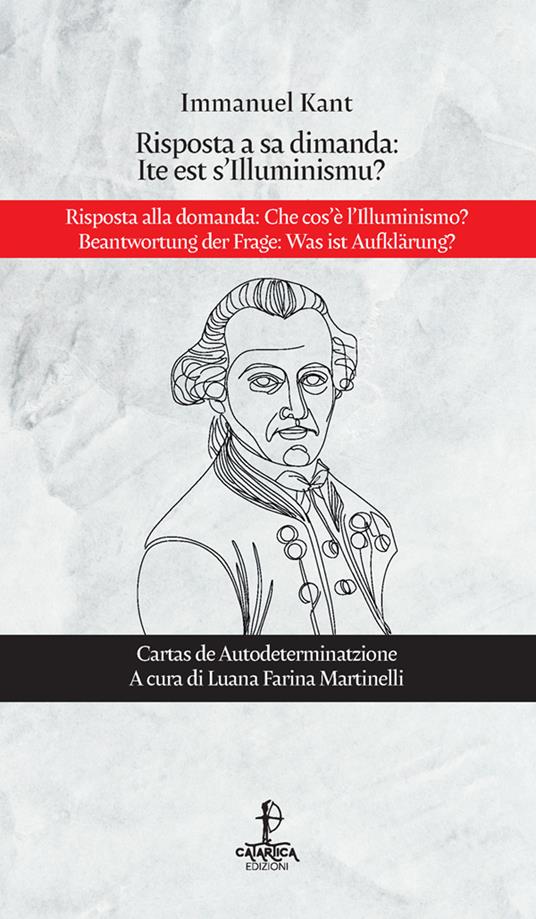 Risposta a sa dimanda: ite est s'illuminismu?. Ediz. italiana e tedesca - Immanuel Kant - copertina