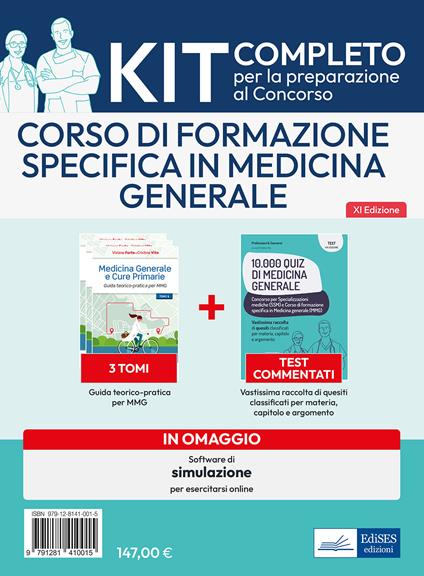 Kit Medicina generale. Per le Specializzazioni mediche e formazione specifica in Medicina generale. Con software di simulazione - copertina