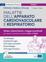 Manuale di medicina e chirurgia. Con software di simulazione. Vol. 1: Malattie dell'apparato cardiovascolare e respiratorio. Sintesi, schemi teorici e mappe concettuali