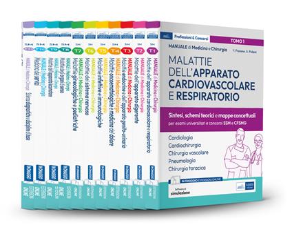 Manuale di medicina e chirurgia. Con espansione online. Con software di simulazione. Vol. 1-11 - Federico Frusone,Giulia Puliani - copertina