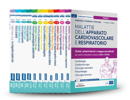 Manuale di medicina e chirurgia. Con espansione online. Con software di simulazione. Vol. 1-11 - Federico Frusone,Giulia Puliani - copertina