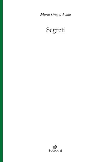 Segreti - Maria Grazia Ponta - copertina