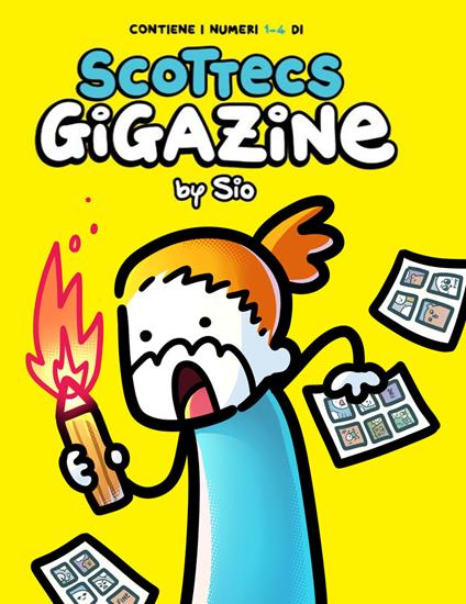 Scottecs Gigazine. Cofanetto 1. Vol. 1-4 - Sio - copertina
