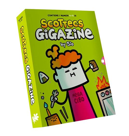Scottecs Gigazine. Cofanetto 3. Vol. 9-12 - Sio - copertina