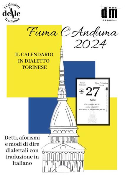 Fuma C'anduma 2024. Raccolta dialettale giornalieri (I cal. delle tradizioni) - copertina