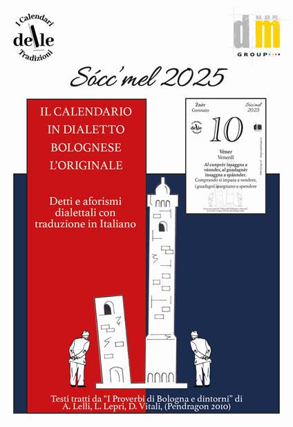Socc'mel 2025 (Ricambio). Raccolta dialettale giornaliera. I calendari delle tradizioni - copertina