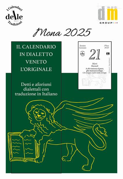 Mona 2025 (Ricambio). Raccolta dialettale giornaliera. I calendari delle tradizioni - copertina