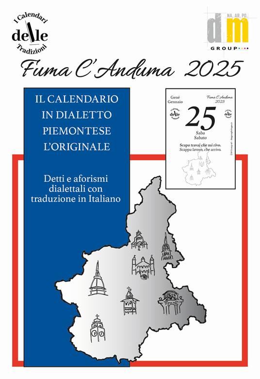 Fuma c'anduma 2025 (Ricambio). Raccolta dialettale giornaliera. I calendari delle tradizioni - copertina