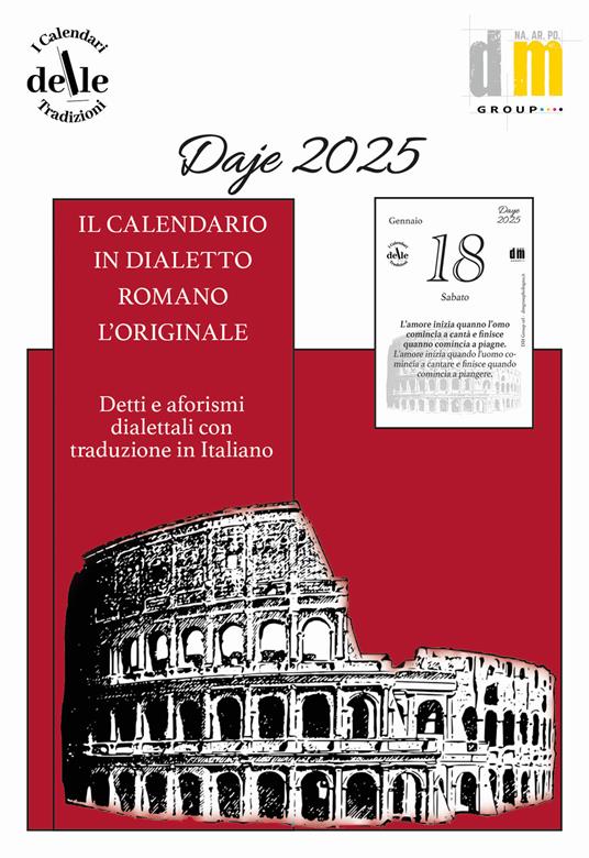 Daje 2025. Raccolta dialettale giornaliera. I calendari delle tradizioni - copertina