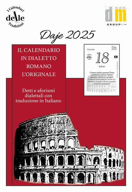 Daje 2025 (Ricambio). Raccolta dialettale giornaliera. I calendari delle tradizioni - copertina