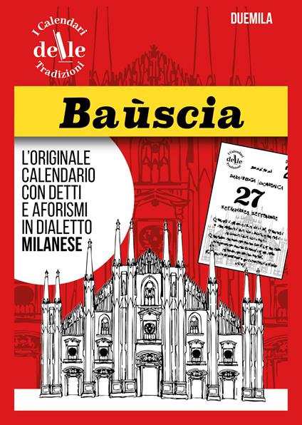 Bauscia 2026 raccolta dialettale. I calendari delle tradizioni. Ricambio - copertina
