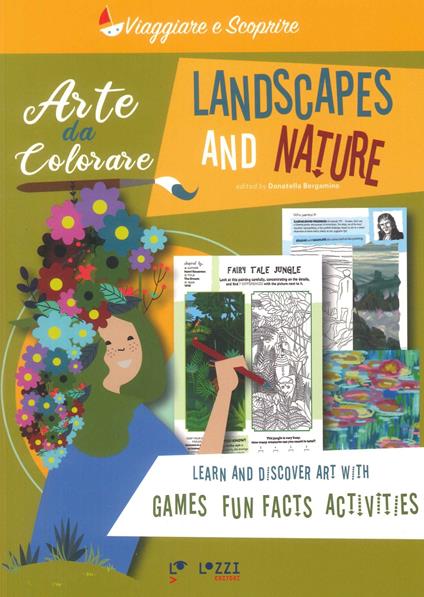 Landscapes and nature. Arte da colorare - copertina