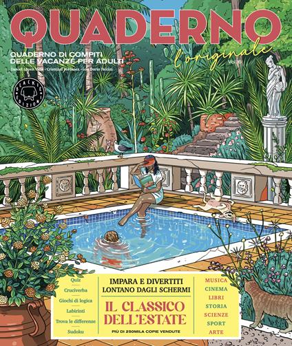 Quaderno di compiti delle vacanze per adulti. L'originale. Vol. 6 - Daniel López Valle,Cristóbal Fortúnez - copertina