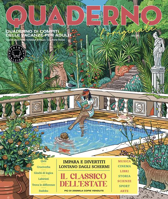 Quaderno di compiti delle vacanze per adulti. L'originale. Vol. 6 - Daniel López Valle,Cristóbal Fortúnez - copertina