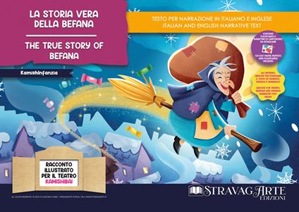 La storia vera della Befana. Storia Kamishibai Bilingue-The true story of Befana. Ediz. bilingue - Linda Di Giacomo - copertina