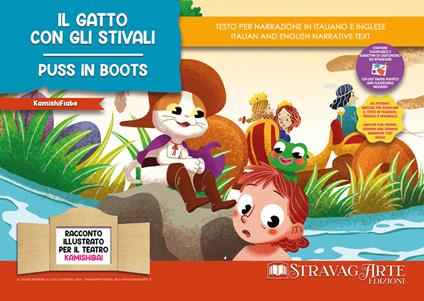Il gatto con gli stivali. Storia Kamishibai Bilingue. Puss in boots. Ediz. bilingue - Linda Di Giacomo - copertina