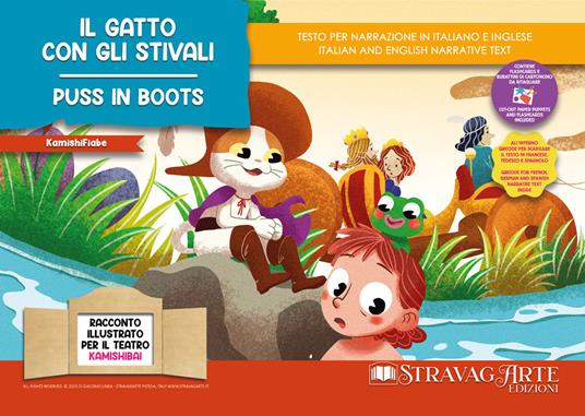 Il gatto con gli stivali. Storia Kamishibai Bilingue. Puss in boots. Ediz. bilingue - Linda Di Giacomo - copertina