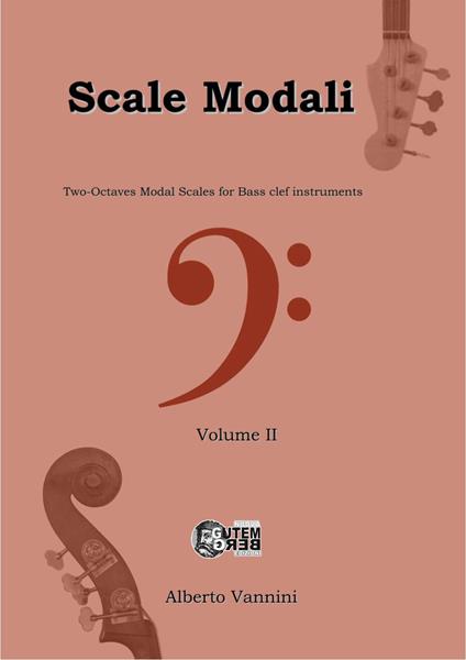 Scale modali. Two-octaves modal scales for bass clef instruments. Ediz. per la scuola. Vol. 2 - Alberto Vannini - copertina