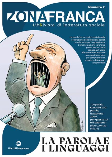 Zona franca. LibRivista di letteratura sociale. Vol. 2: La parola e i linguaggi - copertina
