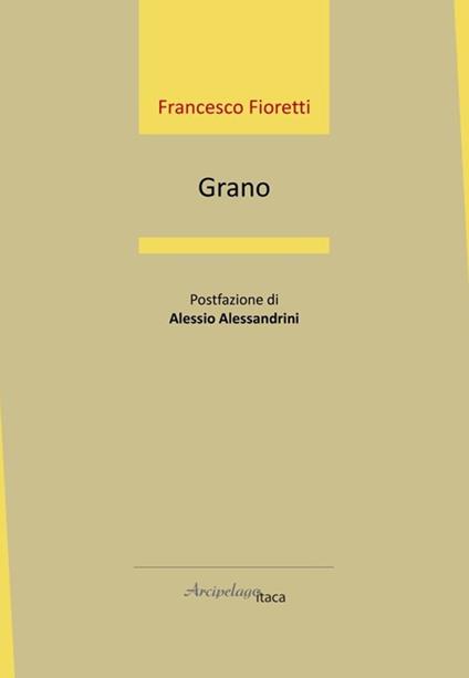 Grano - Francesco Fioretti - copertina
