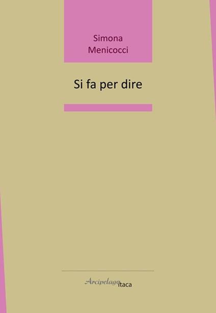 Si fa per dire - Simona Menicocci - copertina