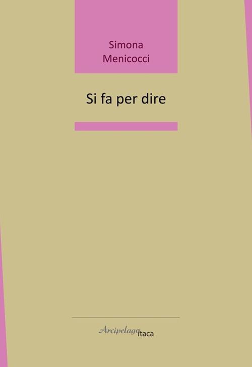 Si fa per dire - Simona Menicocci - copertina
