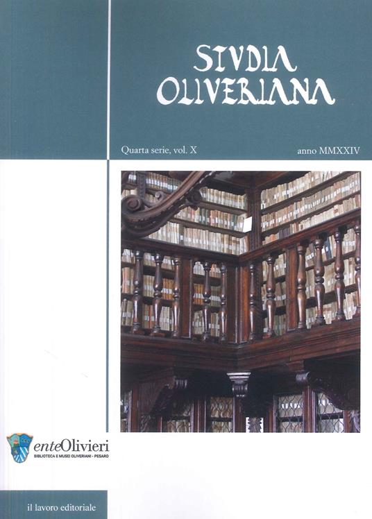 Studia Oliveriana. Quarta serie (2024). Vol. 10: L' epos geografico e Dionisio Periegeta - copertina