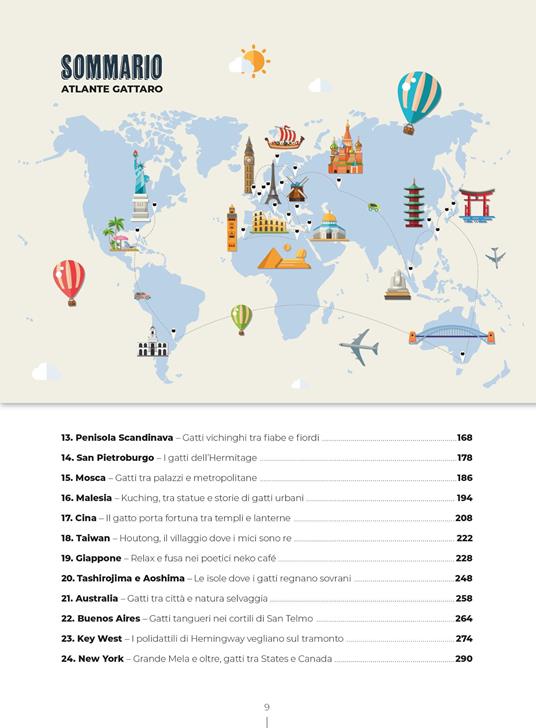 Atlante gattaro. Mappe e itinerari. Viaggio sentimentale sulle orme dei gatti - 3