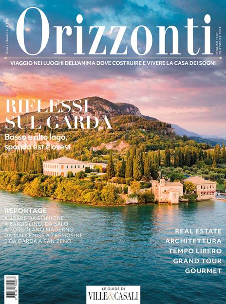Orizzonti. Ediz. bilingue. Vol. 5: Riflessi sul Garda. Basso e alto lago, sponda est e ovest - copertina