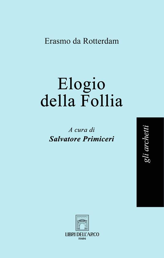 Elogio della follia - Erasmo da Rotterdam - copertina