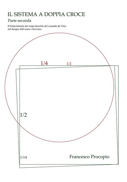 Il Sistema a doppia croce. Il bilanciamento del corpo descritto da Leonardo da Vinci nel disegno dell'uomo vitruviano - Francesco Procopio - copertina