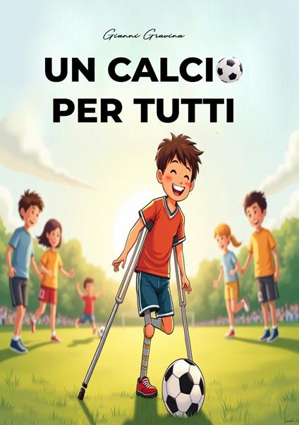 Un calcio per tutti: vivere la passione al di là di ogni barriera - Gianni Gravina - copertina