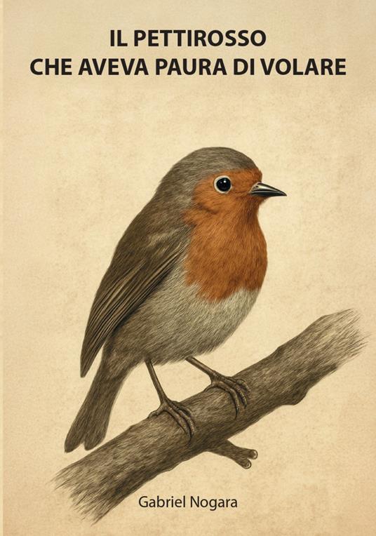 Il pettirosso che aveva paura di volare - Gabriel Nogara - copertina