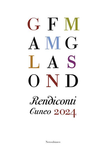Rendiconti. Cuneo 2024 - copertina