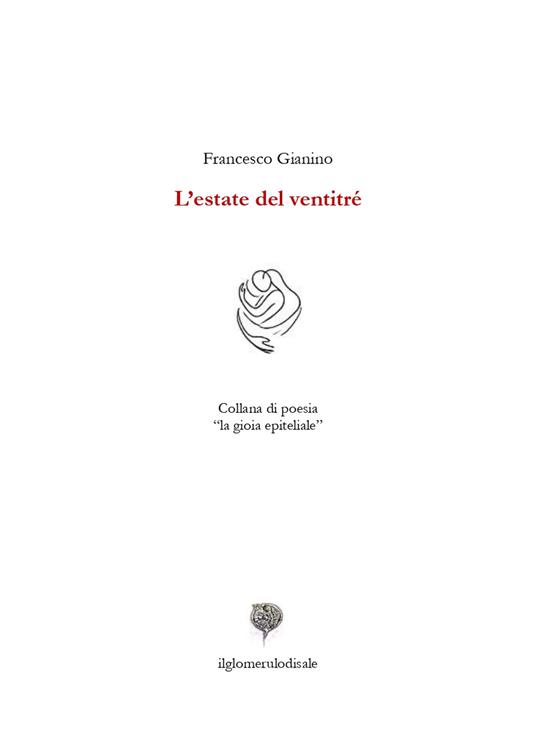 L'estate del ventitré - Francesco Gianino - copertina