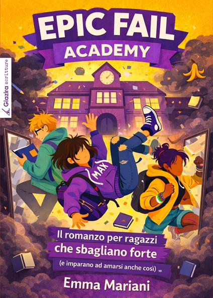 Epic fail academy. Il romanzo per ragazzi che sbagliano forte (e imparano ad amarsi anche così) - Emma Mariani - copertina