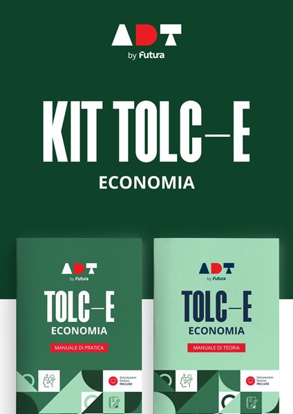 Accademia dei Test. TOLC-E. Kit di preparazione - copertina