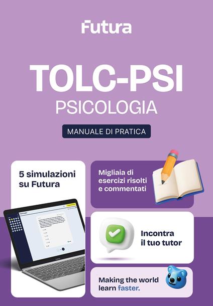 Futura. Accademia dei test. TOLC-PSI. Psicologia. Manuale di pratica 2026/2027 - copertina