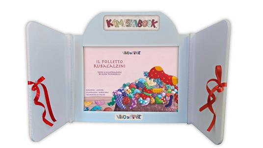 Il folletto rubacalzini. Kamishibai con schede. Ediz. multilingue - Elide Fumagalli - copertina