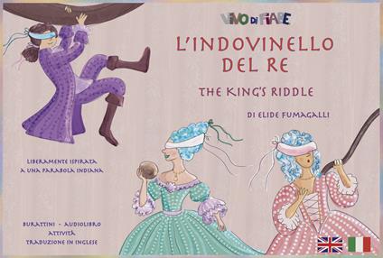 L'indovinello del re-The King's Riddle. Schede per kamishibai. Ediz. multilingue - Elide Fumagalli - copertina