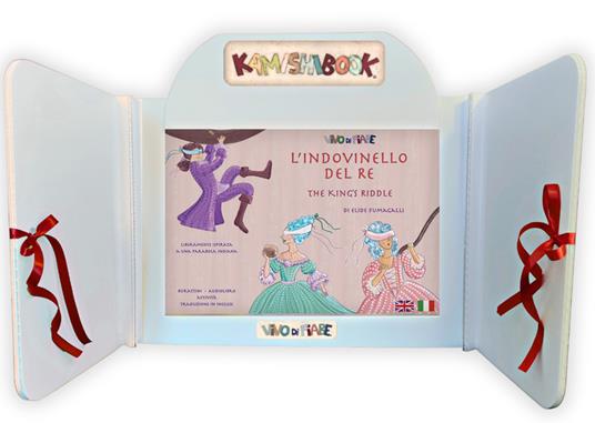 L'indovinello del Re - The King's Riddle Kamishibai con schede. Ediz. multilingue - Elide Fumagalli - copertina