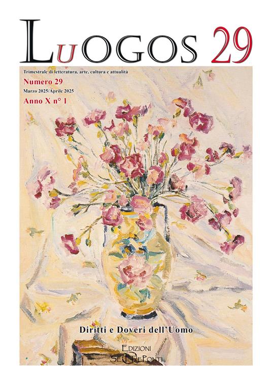 Luogos. Vol. 29: Non c'è giustizia, senza bellezza - copertina