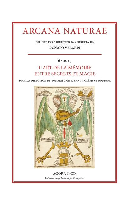 Arcana naturae (2025). Vol. 6: L' art de la mémoire entre secrets et magie - copertina