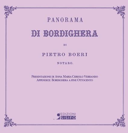 Panorama di Bordighera - Pietro Boeri - copertina
