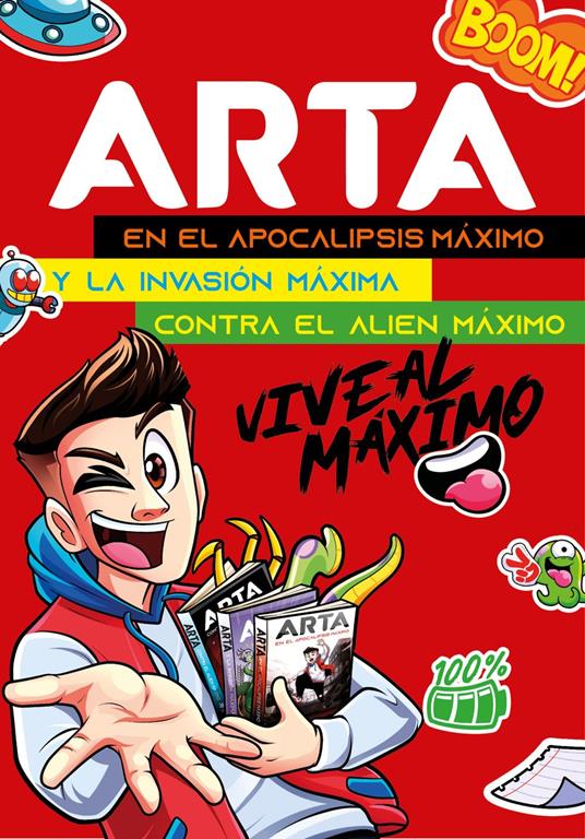 Edición especial estuche con: ARTA en el apocalipsis máximo | ARTA y la invasión máxima | ARTA contra el alien máximo - Arta Game - ebook
